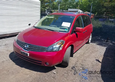 2007 Nissan Quest 3.5 Se from USA, damaged, VIN 5N1BV28U67N136896